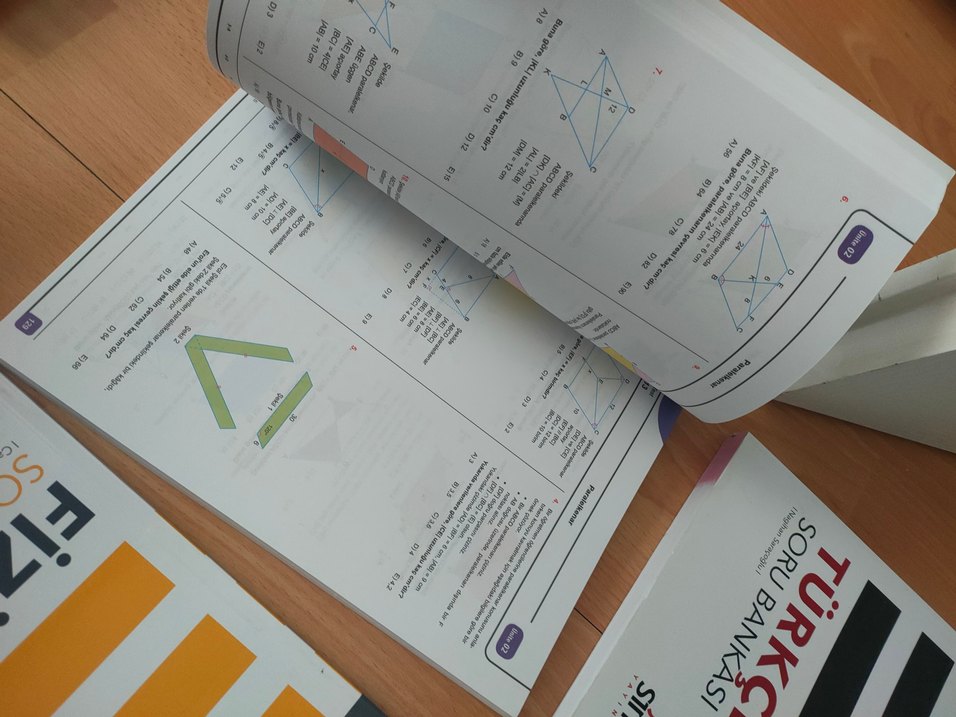 TYT Simya Yayınları Soru Bankaları Matematik Geometri Fizik vs.. - Görsel 5