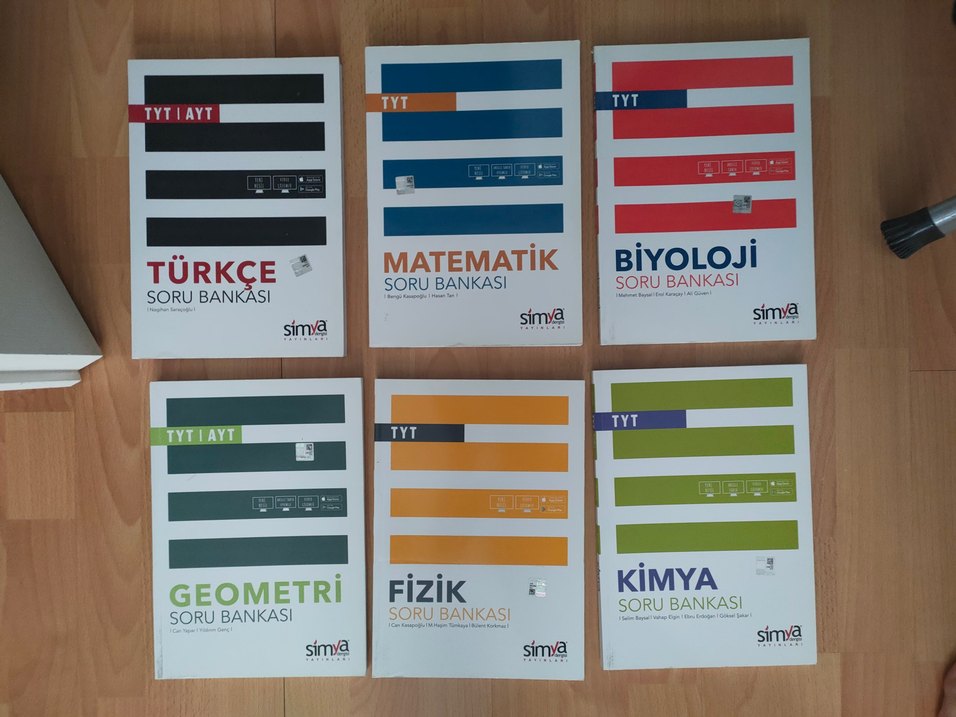 TYT Simya Yayınları Soru Bankaları Matematik Geometri Fizik vs.. - Görsel 2