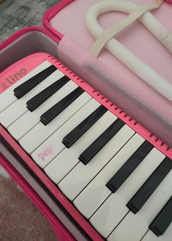 Lino 37K Pembe Melodika 37 Tuşlu Çantalı
