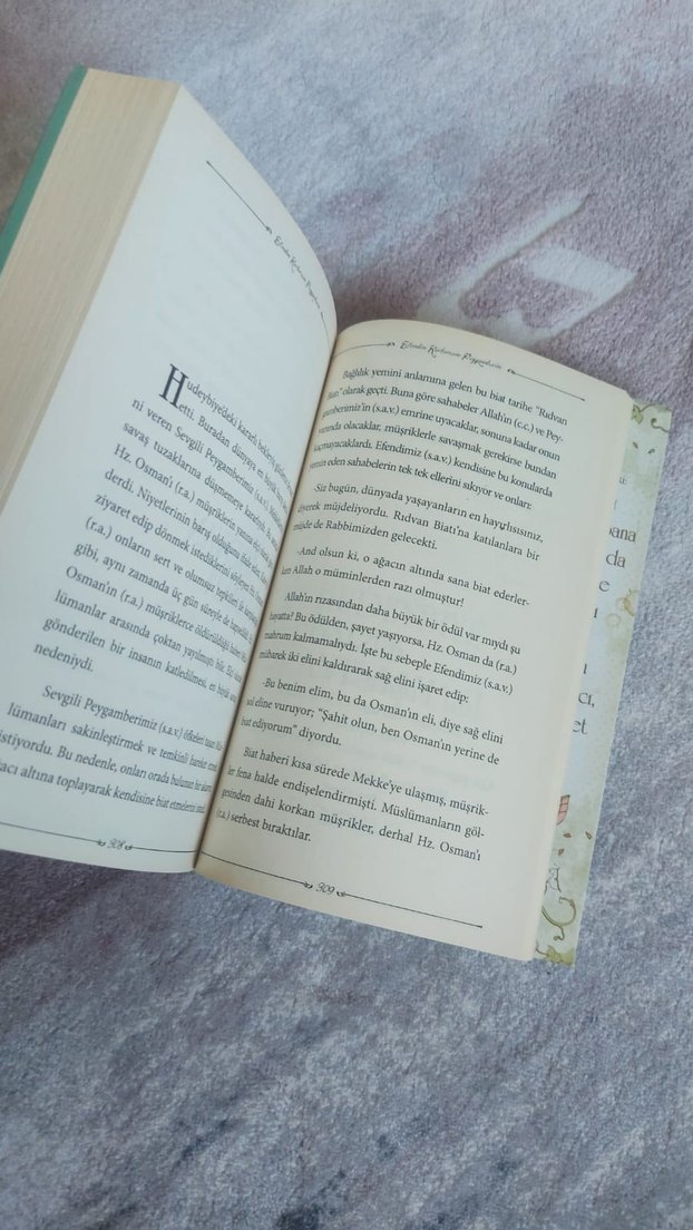 Kurtarıcım Efendim Peygamberim Kitabı Mavi Lale yayınları - Görsel 4