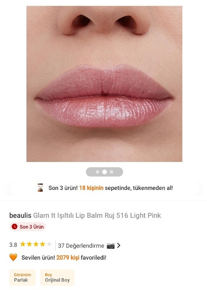 Işıltılı dudak balmı - Görsel 3