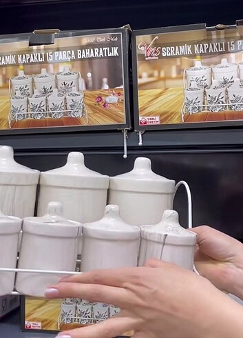 Seramik kapaklı baharatlık
