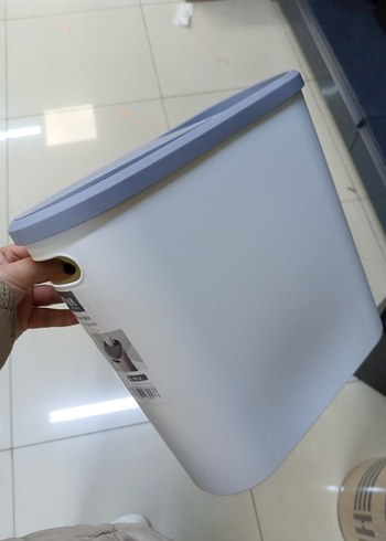 LOVA Beyaz 10 L Kapaklı Çöp Kutusu - Görsel 3