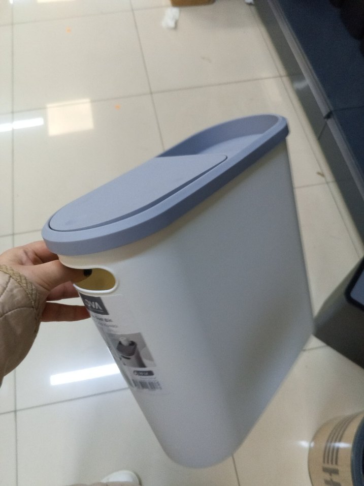 LOVA Beyaz 10 L Kapaklı Çöp Kutusu - Görsel 4