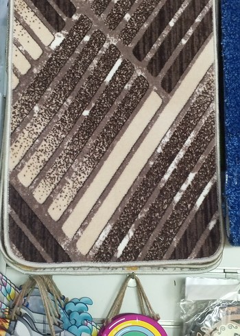 Bej ve Gri Yılan Desenli Modern Halı - Görsel 2