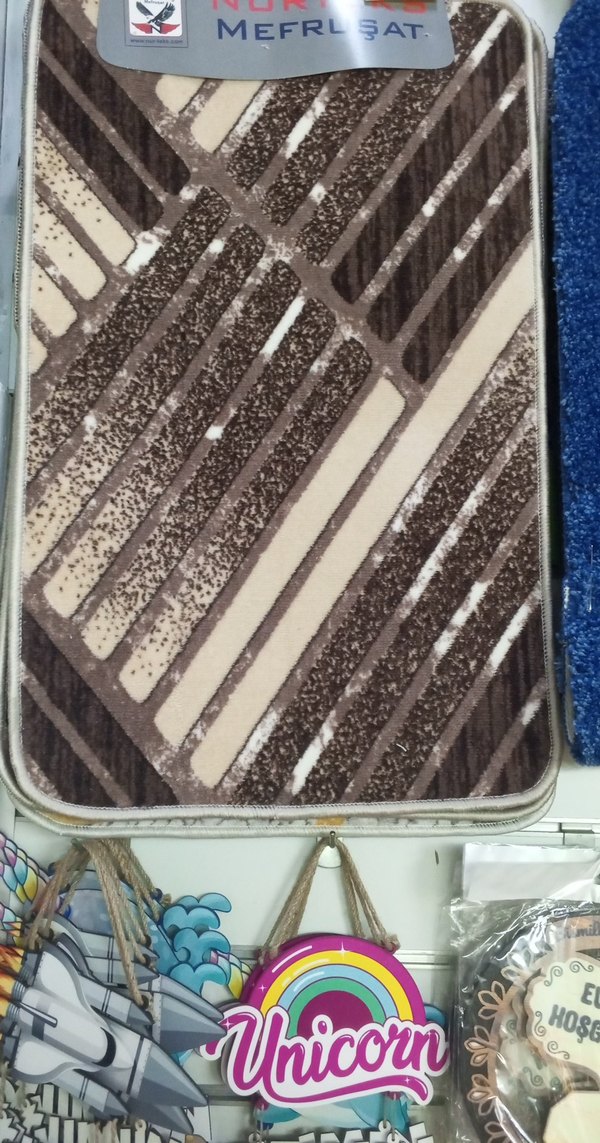 Bej ve Gri Yılan Desenli Modern Halı - Görsel 2