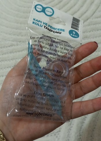 Kapı ve Pencere Kolu Tamponu 5 Adet - Görsel 2