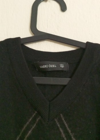 Siyah Örgü Kadın Süveter - Görsel 2