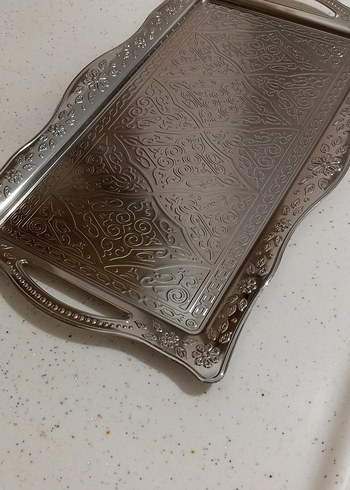 Karaca Parlak Kahverengi Dekoratif Tepsi