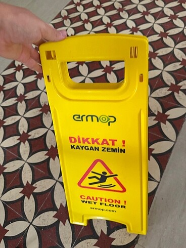 Diğer Dikkat kaygan zemin ermop marka