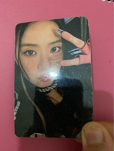  Beden Jisoo pvc kaplamalı kpop photocart