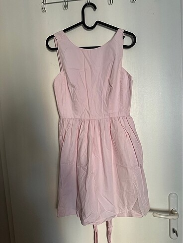 Zara toz pembe elbise