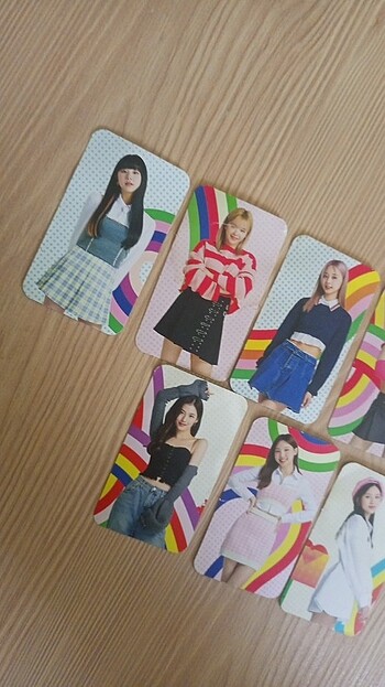  twice 9 adet tüm üyeler pc photocard