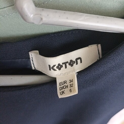 34 Beden lacivert Renk Koton Ofis Stili / Kısa Elbise