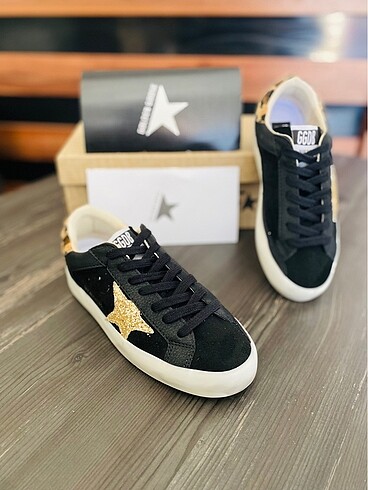 Golden Goose Deluxe GGDB/SSTAR SİYAH LEOPAR