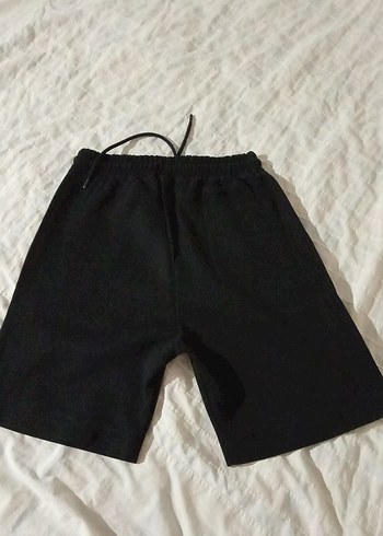 Siyah Erkek Pamuklu Rahat Kesim Şort - Görsel 2