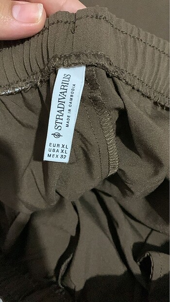 xl Beden kahverengi Renk stradivarius pantolon