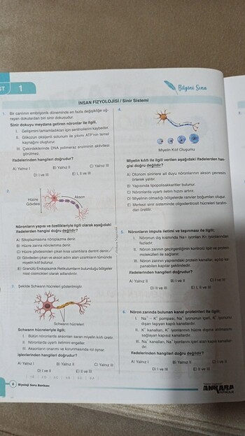  Ayt biyoloji soru Bankası Ankara dekatlon kitap