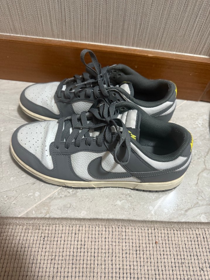 Orjinal Gri-yeşil Nike dunk Bağcıklı erkek Spor Ayakkabı - Görsel 2