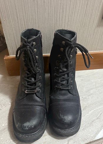 Harley Davidson Orjinal siyah bot 42  numara - Görsel 2