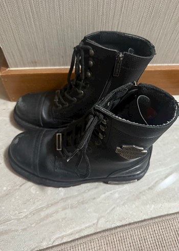Harley Davidson Orjinal siyah bot 42  numara - Görsel 4