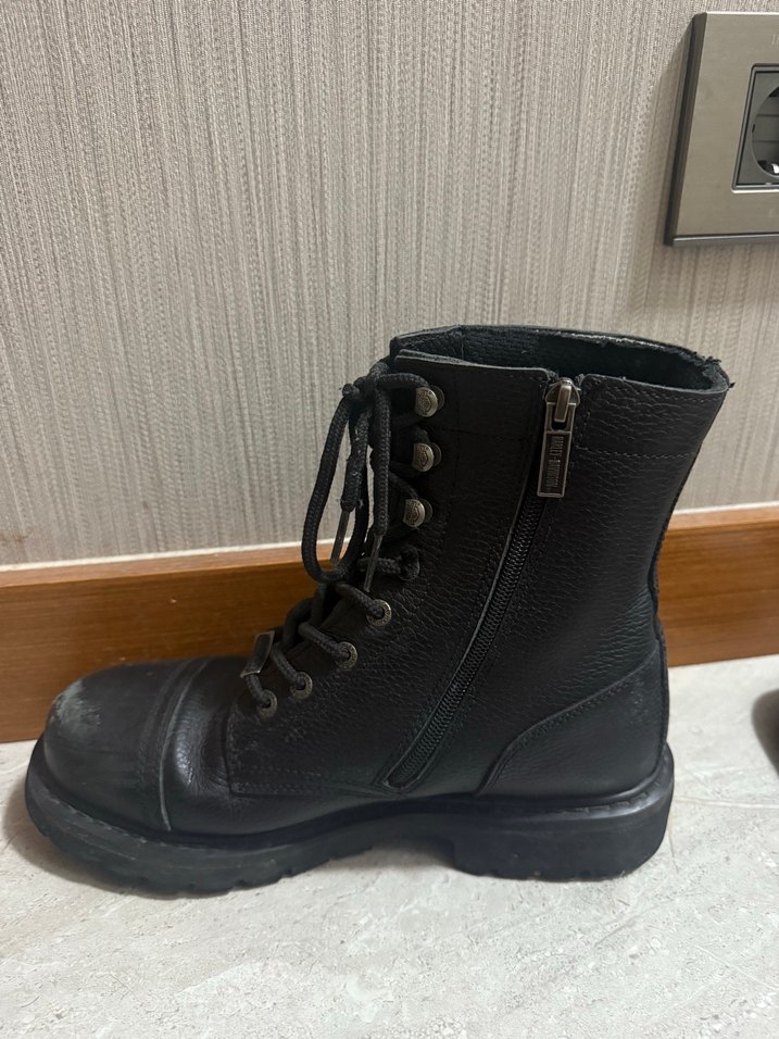 Harley Davidson Orjinal siyah bot 42  numara - Görsel 3
