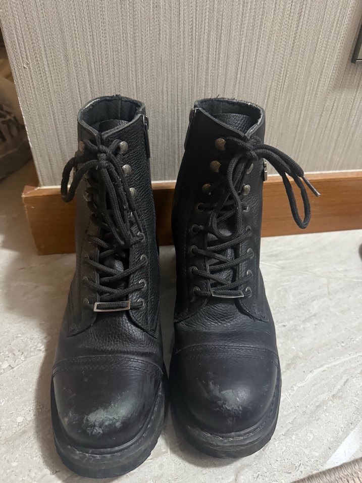 Harley Davidson Orjinal siyah bot 42  numara - Görsel 2