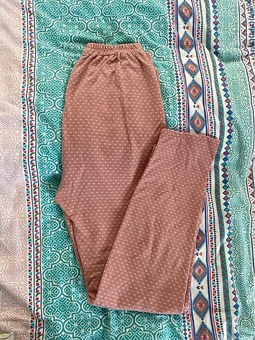 Diğer pembe uzun pijama altı
