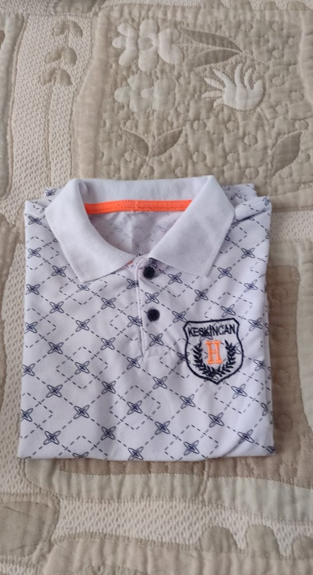 Erkek Çocuk Beyaz Desenli Tişört - Görsel 3