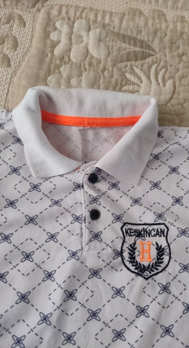 Erkek Çocuk Beyaz Desenli Tişört - Görsel 2