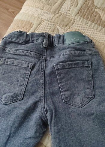 Gri Erkek Çocuk Kot Pantolon - Görsel 4