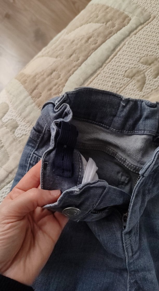 Gri Erkek Çocuk Kot Pantolon - Görsel 3