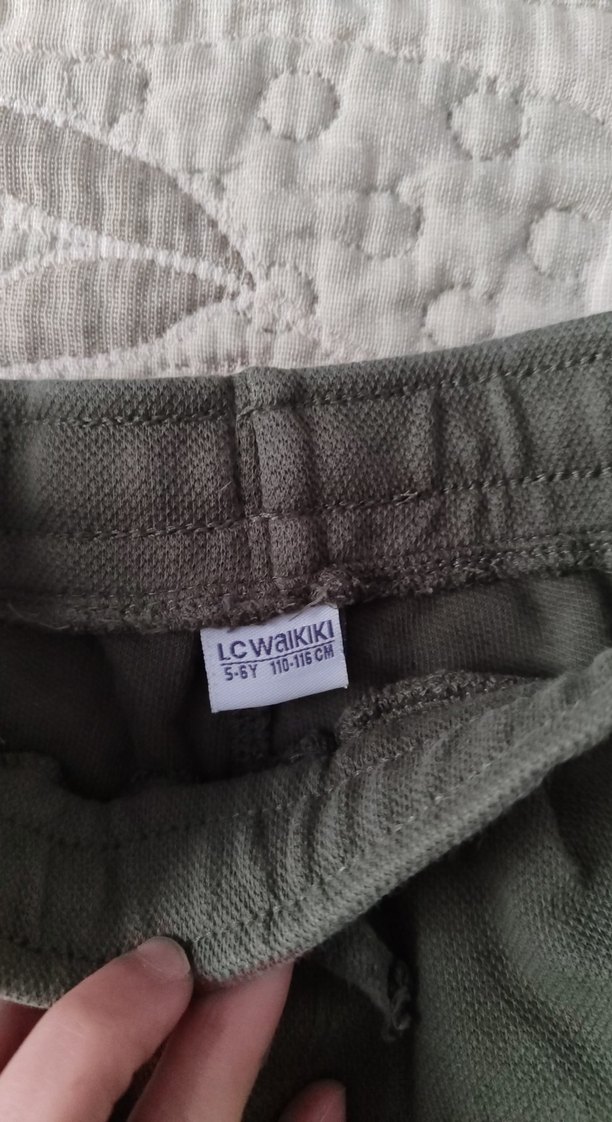 Gri Keten Erkek Çocuk Bol Kesim Şort - Görsel 3