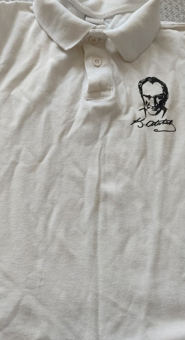 Beyaz Erkek Çocuk Kısa Kollu Polo Yaka Tişört - Görsel 4