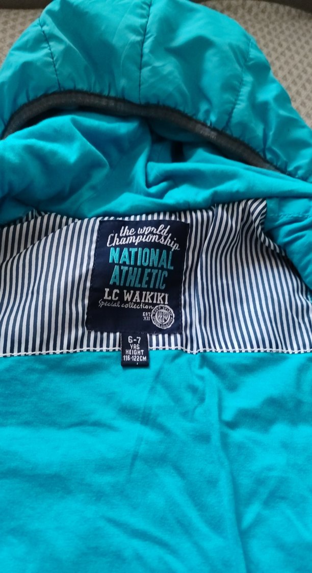 Mavi Erkek Çocuk Kapüşonlu Yelek - Görsel 2