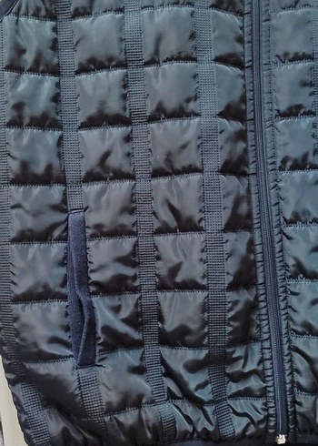 Fermuarlı Erkek Yelek, Yüksek Yakalı, Mavi - Görsel 2