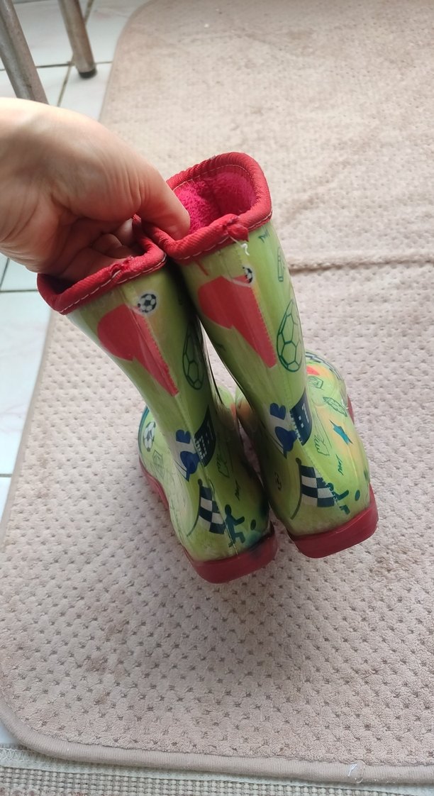 Renkli Erkek Çocuk Lastik Bot - Görsel 3