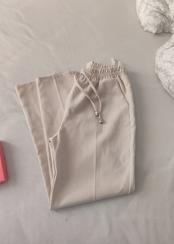 Bej kumaş Kadın Pantolon
