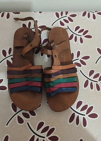 39 Beden Bodrum deri sandalet