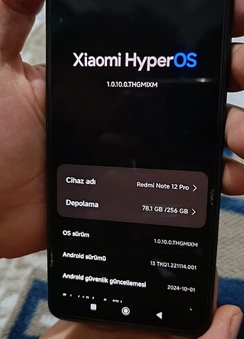 Redmi not 12 pro 4 G