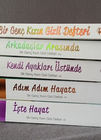  Bir Genç Kızın Gizli Defteri 5 Kitabı