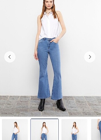 LC Waikiki Yüksek Bel Mars Flare Jean