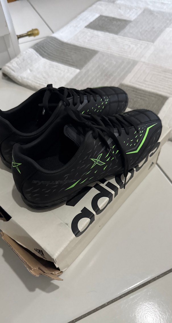 Siyah Bağcıklı Erkek Futbol Ayakkabısı - Görsel 4