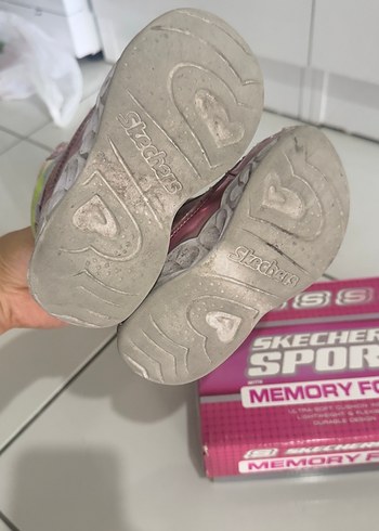 Skechers Kız Çocuk Pembe Simli Spor Ayakkabı - Görsel 10