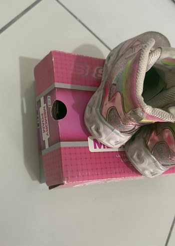 Skechers Kız Çocuk Pembe Simli Spor Ayakkabı - Görsel 7