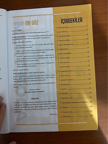  Mert hoca 70 günde tyt matematik kampı