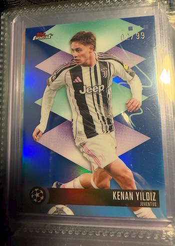 Topps Finnest Kenan Yildiz Futbol Karti 99