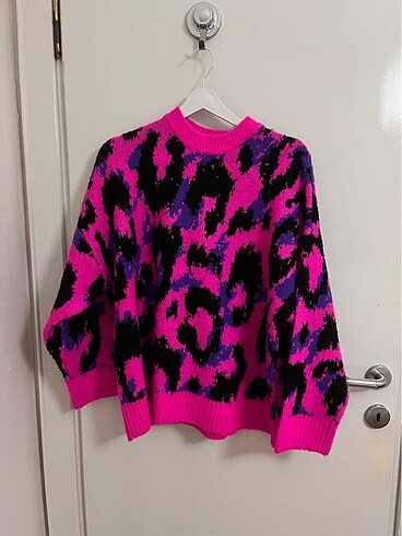 Bershka Bershka Pembe leopar kazak