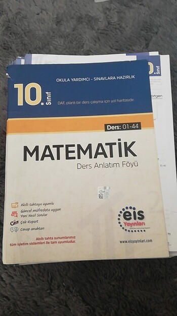 10. SINIF EİS MATEMATİK DERS ANLATIM FÖYÜ DAF