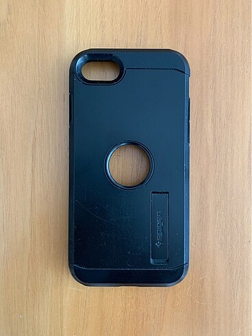 SPİGEN İPHONE SE 2/3 TOUGH ARMOR SİYAH KILIF